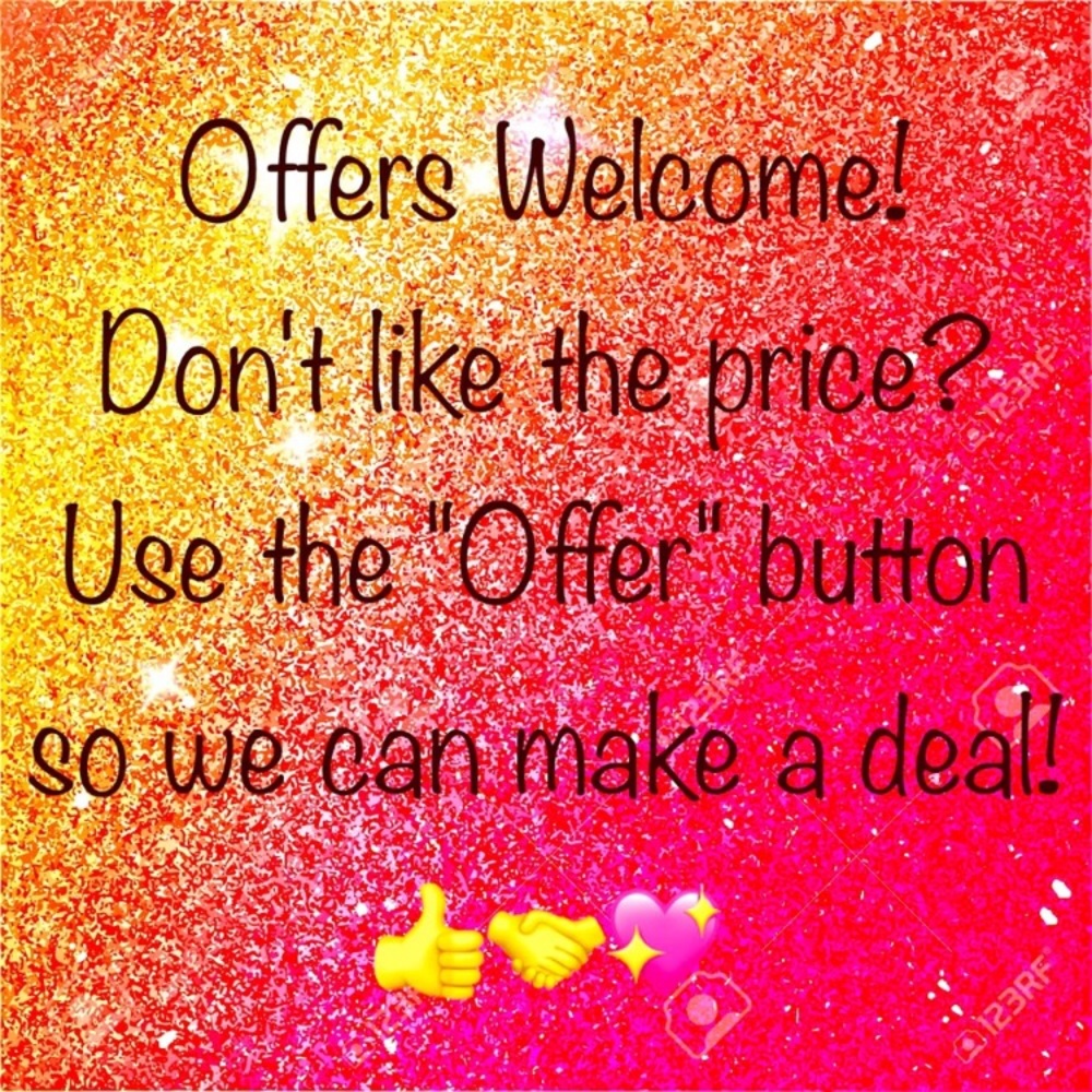 Reasonable offers accepted!